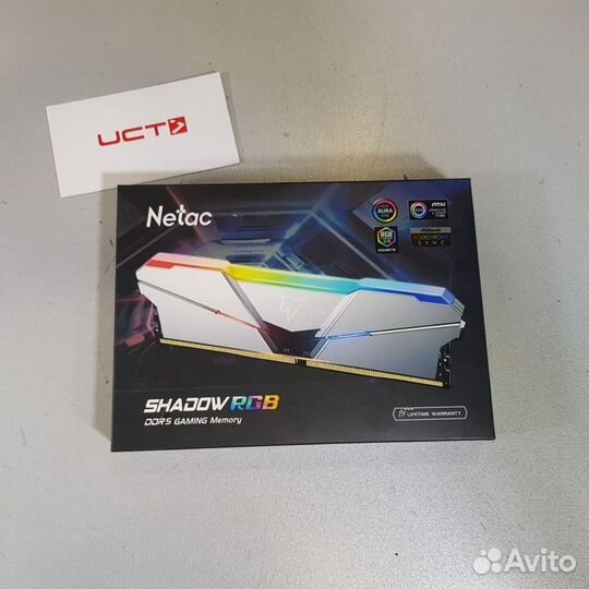 Оперативная память netac shadow RGB 16Гб DDR5 Нова