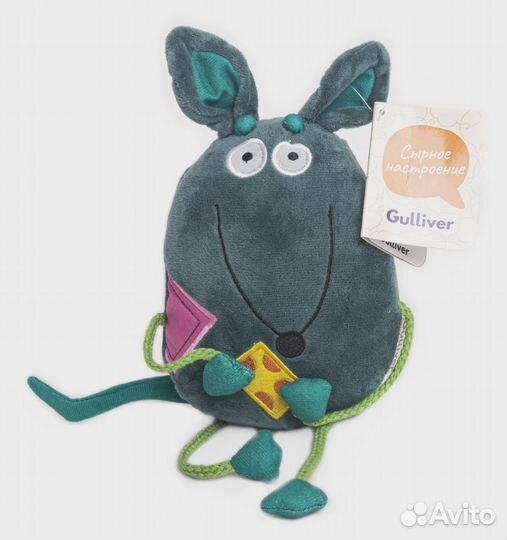 Мягкая игрушка Gulliver Мышка Хвостик 16 см 66-PT0