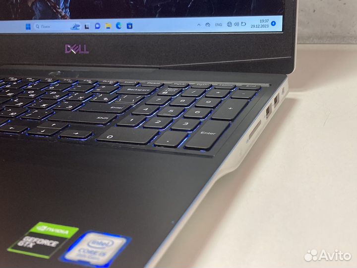Супер мощный игровой ноутбук Dell 1660ti