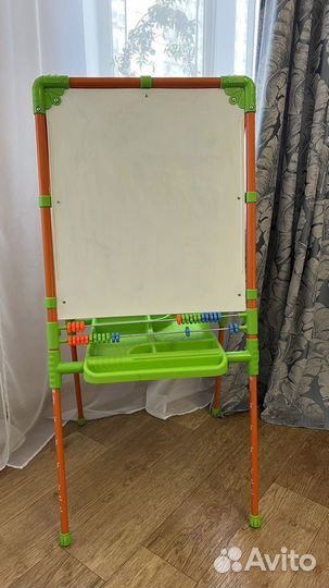 Мольберт для рисования с магнитной доской детский