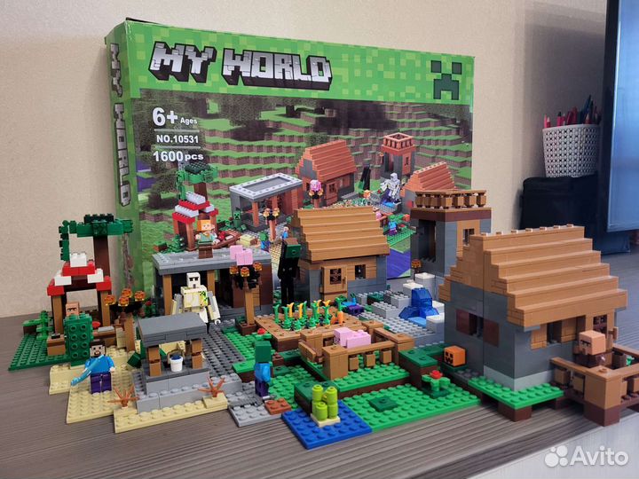 Конструктор Майнкрафт Большая деревня