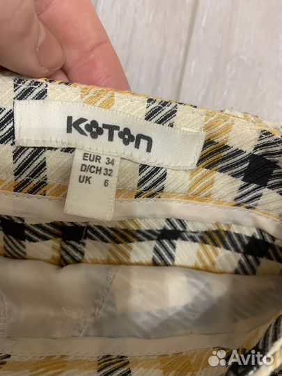 Юбка миди бархатная Koton