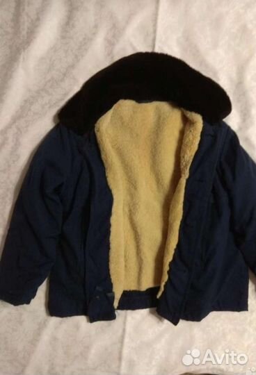 Куртка Пилот шуба мех овчина летчик р-р -54 Торг