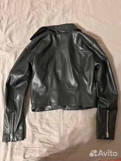 Кожаная куртка косуха HM