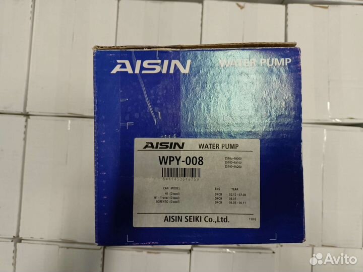 Hyundai/Kia помпа aisin WPY-008 для D4CB