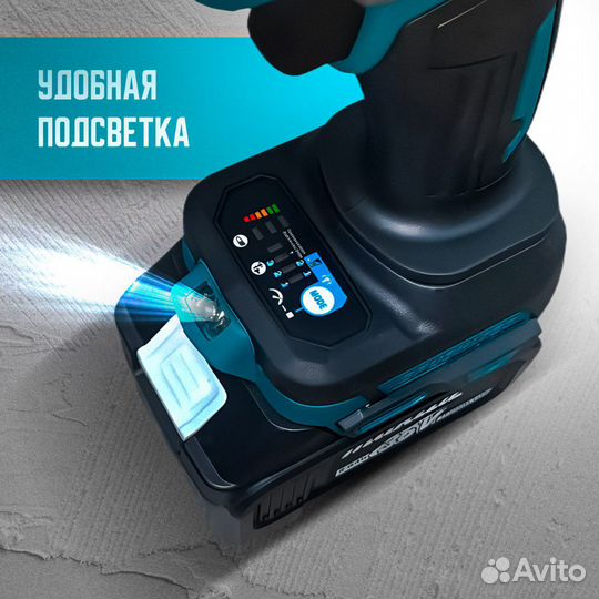 Гайковерт аккумуляторный makita