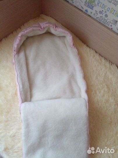 Конверт на выписку для девочки осень зима