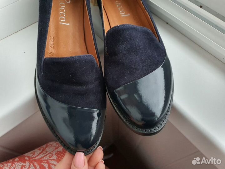 Женские туфли, р.34 (21,5см), на узкую ножку