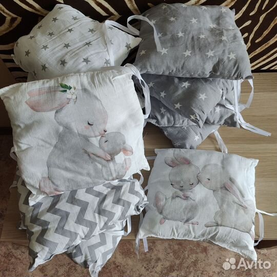 Бортики в детскую кроватку