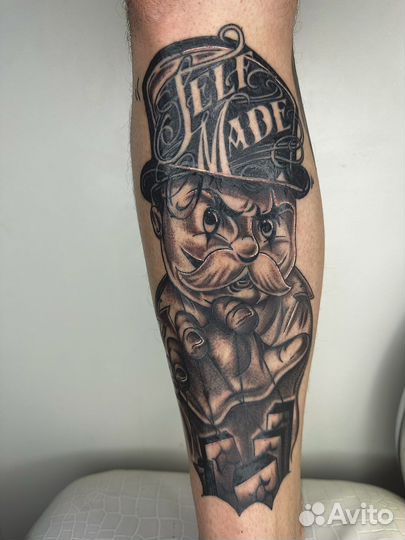 Тату мастер, татуировка
