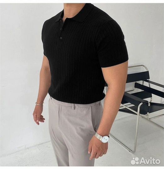 Винтажное поло в стиле old money