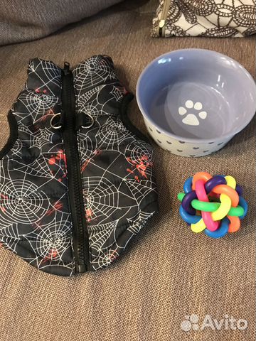 Жилетка + миска для собак