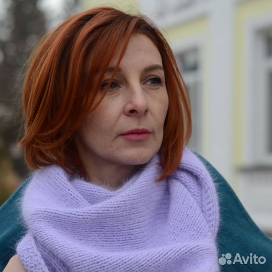 Вязаная косынка