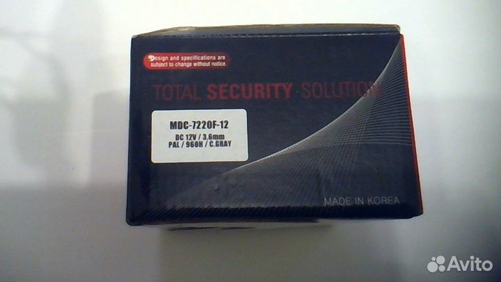 MDC-7220F-12 видеокамера цветная