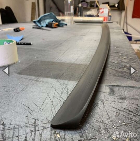 W210 E55 AMG спойлер (сабля)