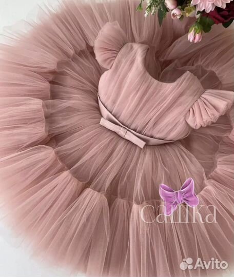 Пышное платье на годик