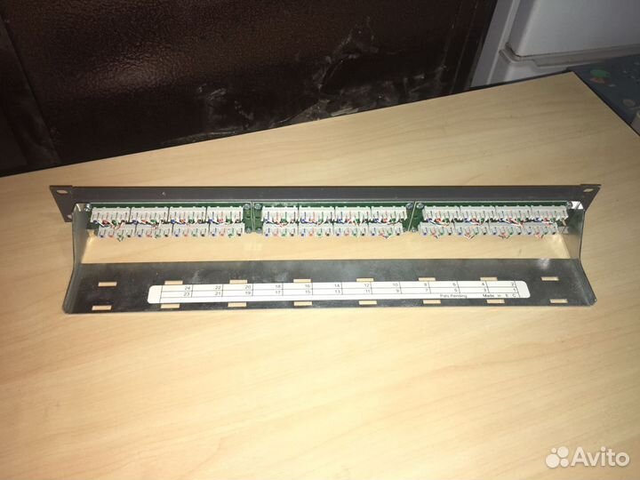 Патч-панель 24 порта Molex Cat.5e, 1U