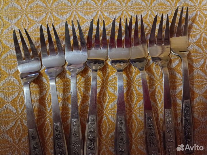 Набор вилок серебро