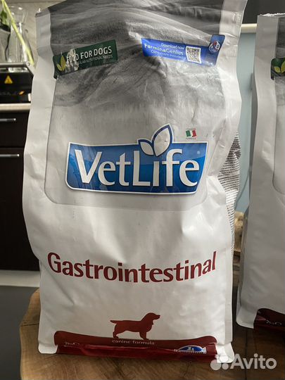 Корм для собак Vetlife Gastrointestinal 2кг