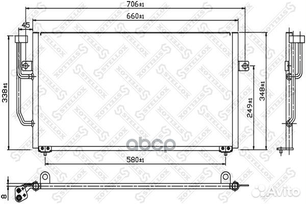 10-45169-SX NS94306VO5094 30818183 радиато