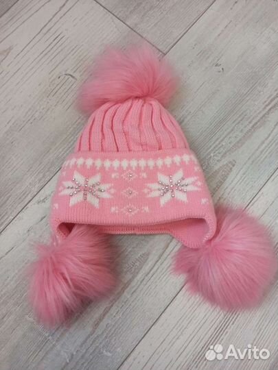 Шапка зимняя для девочки