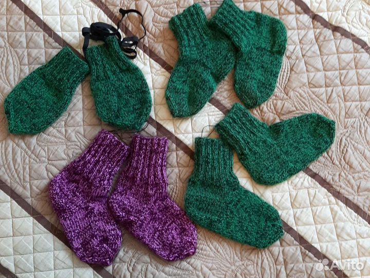 Носки,варежки детские