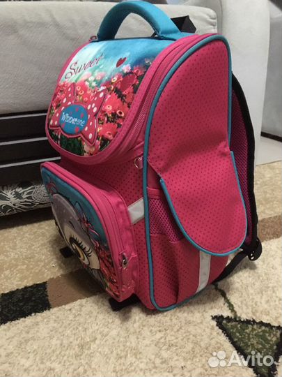 Рюкзак школьный для девочки бу
