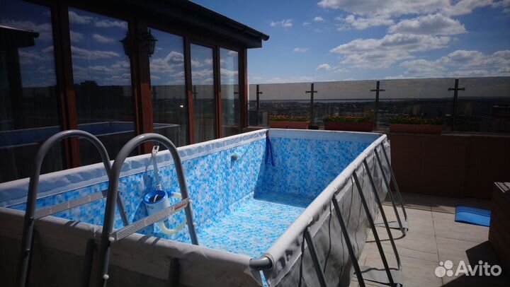 Каркасный бассейн прямоугольный