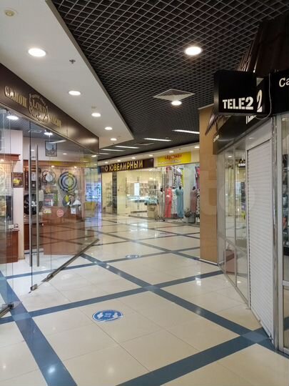 Торговая площадь под остров 1 этаж, 7 м²