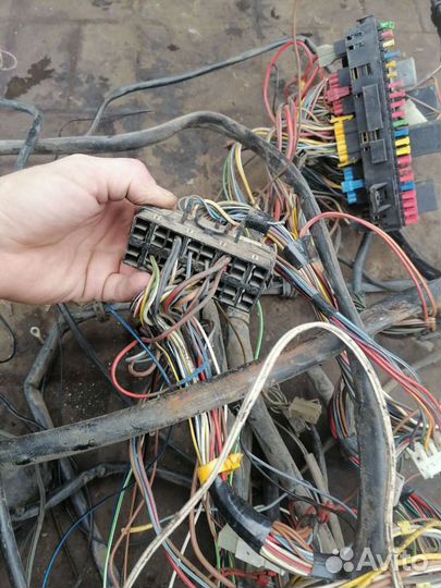 Проводка фольксваген гольф 2 1.6 - 1.8 моновпрыск