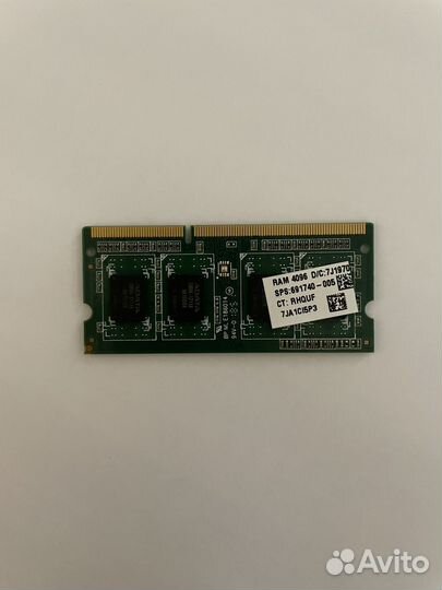 Оперативная память adata DDR3L 4 gb SO-dimm