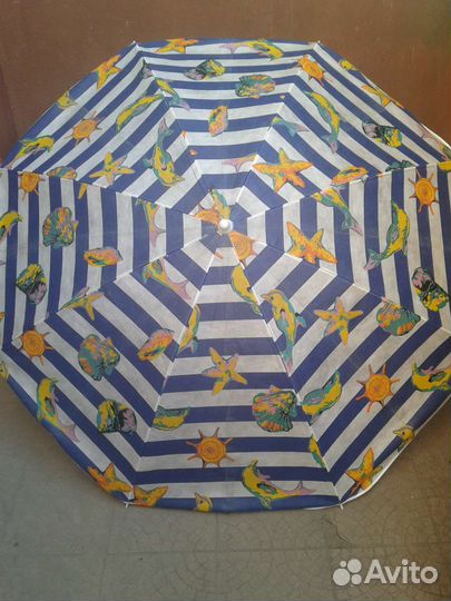 Зонт пляжный Диаметр 1.60см. бу Электрокипятильник