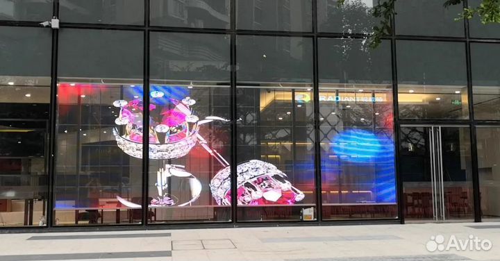 Светодиодный экран прозрачный / LED дисплей