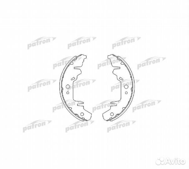 Колодки барабанные chrysler caravan 95-00