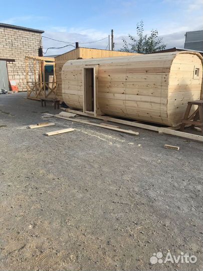 Бани-бочки под ключ