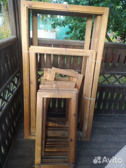 Рамы оконные новые для террасы без оконного блока