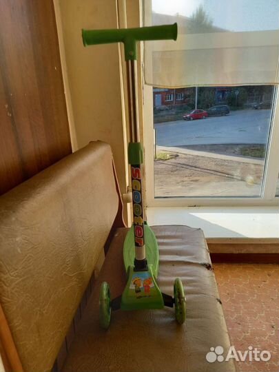 Самокат детский трехколесный складной