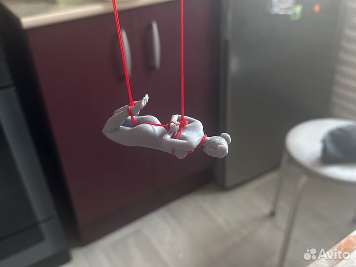 Фигурка девушка шибари подвеска 3 д