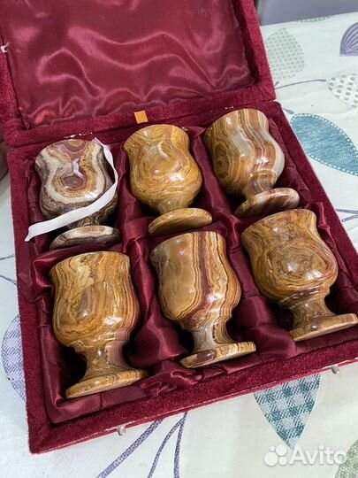 Набор рюмок из оникса