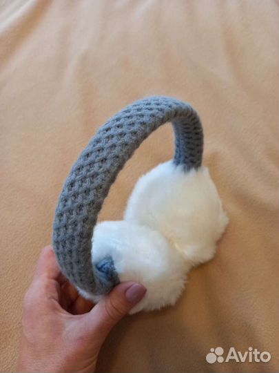 Меховые наушники для девочки
