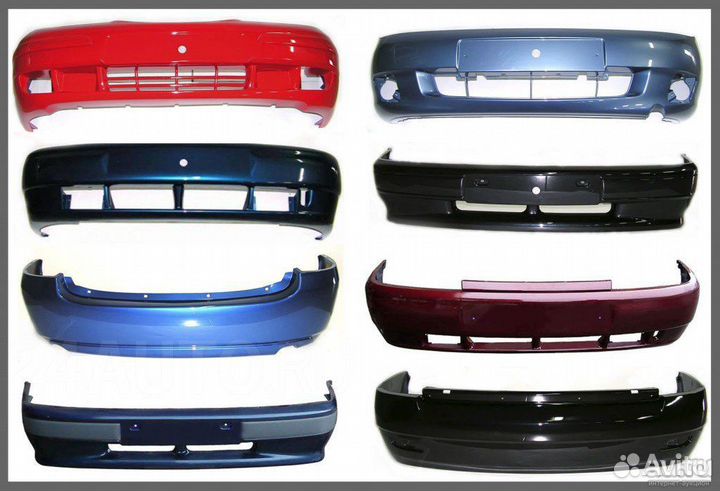 Бампер передний на все автоваз LADA в цвет