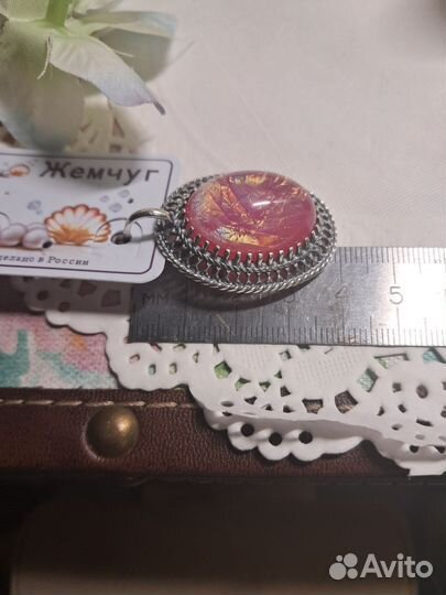 Серьги и кольцо 20 опал серебрение