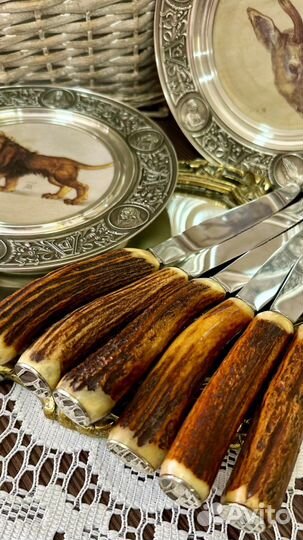 Ножи с роговой ручкой. Франция