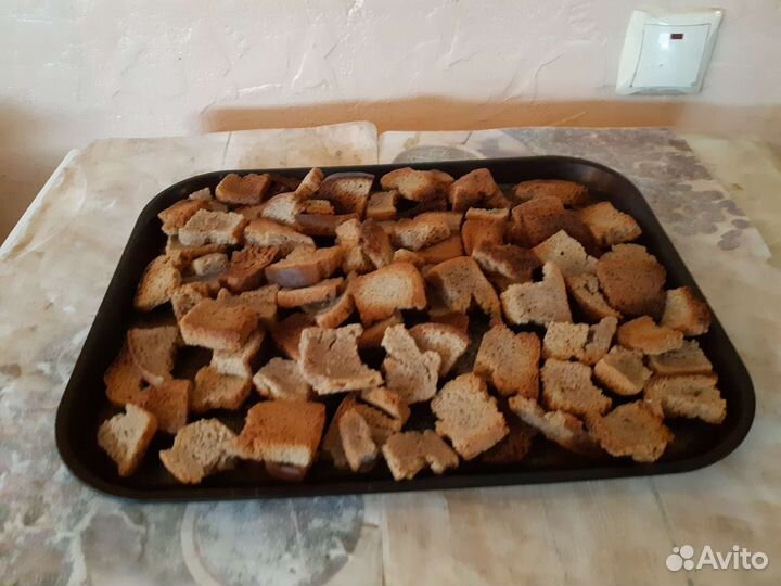 Сушеный хлеб для животных