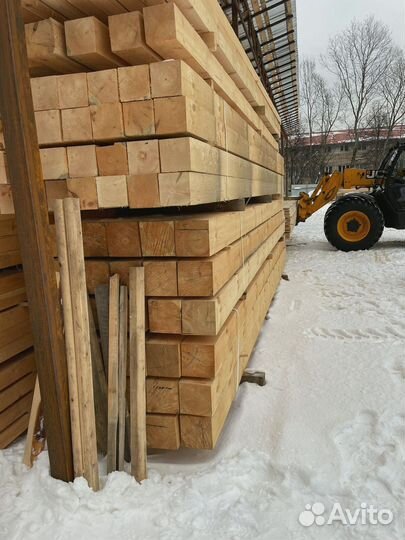 Брус обрезной 100х200х6000мм с доставкой