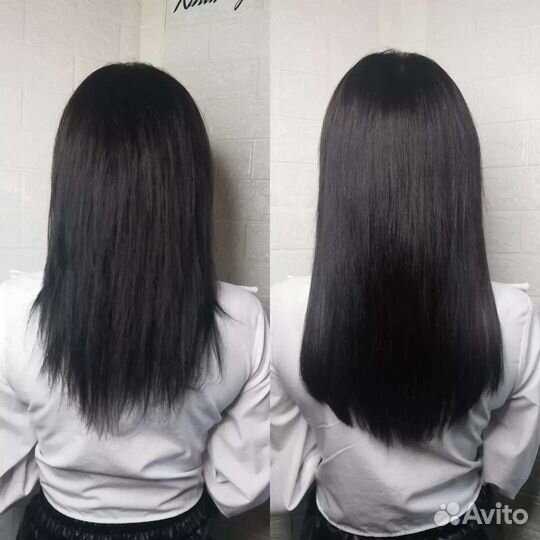 Наращивание волос на дому