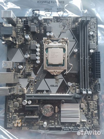 Процессор i5 8400 + Мат. плата asus prime H310M-K