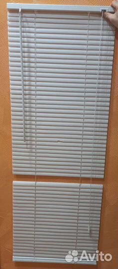 Жалюзи горизонтальные бу 50см, 60см 4шт