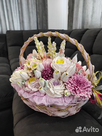 Съедобные букеты из зефира/вкусный подарок