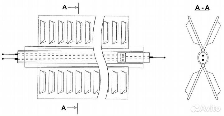 Тэн для конвектора 2000 Вт